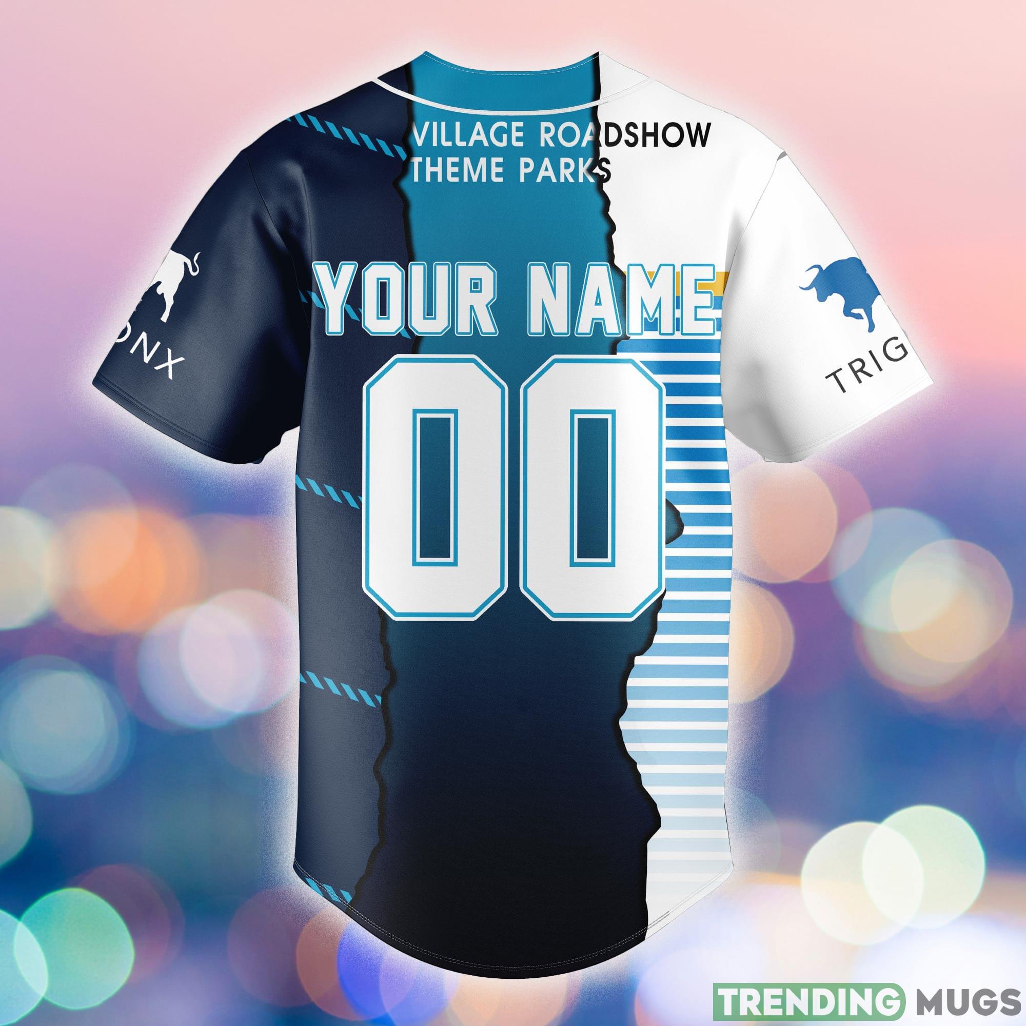 Gold Coast Titans Custom Number And Name NRL Uniform Baseball Jersey Shirt Gift For Fans Football Jersey Gold Coast Titans Custom Number And Name NRL Uniform Baseball Jersey Shirt Gift For Fans Football Jersey