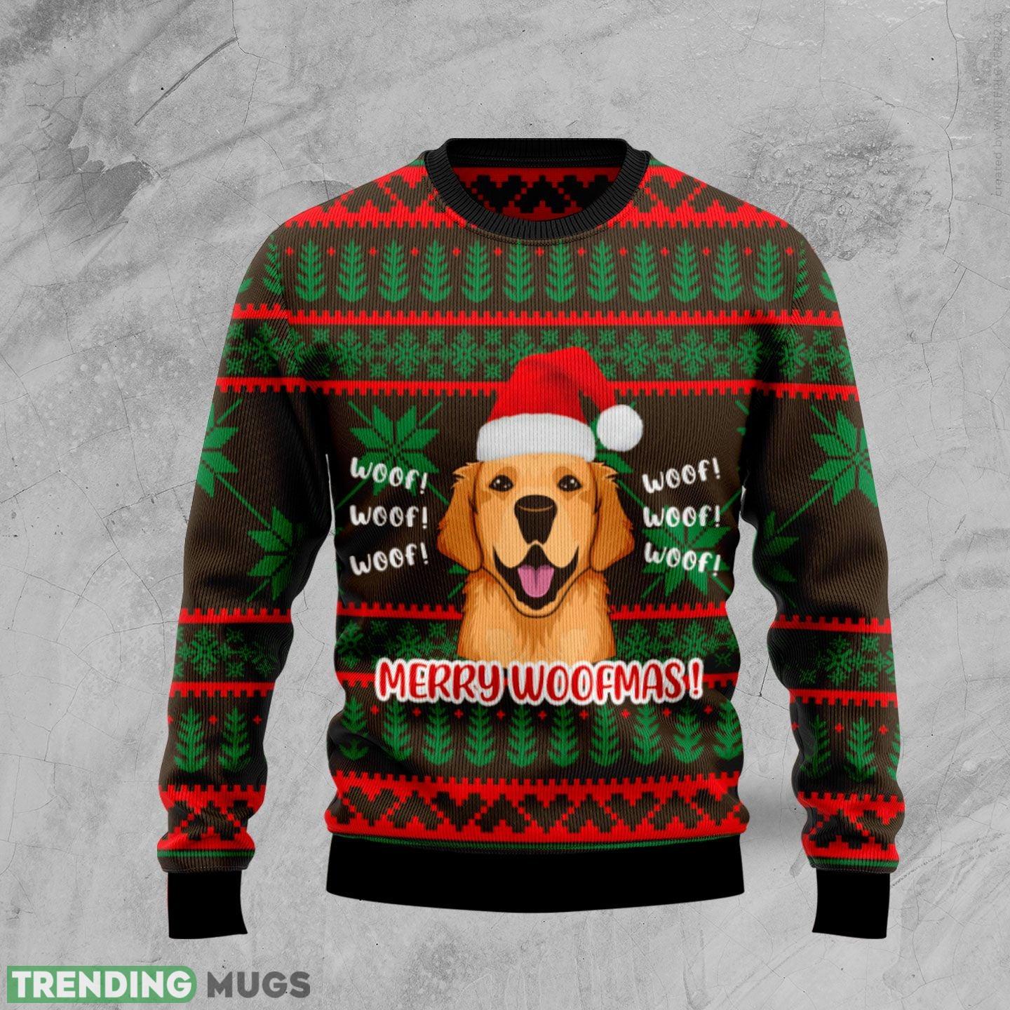 Golden Retriever Woofmas Ugly Christmas Sweater Gift Men Women - Golden Retriever Woofmas Ugly Christmas Sweater Gift Men Women_1 Golden Retriever Woofmas Ugly Christmas Sweater Gift Men Women - Golden Retriever Woofmas Ugly Christmas Sweater Gift Men Women_1