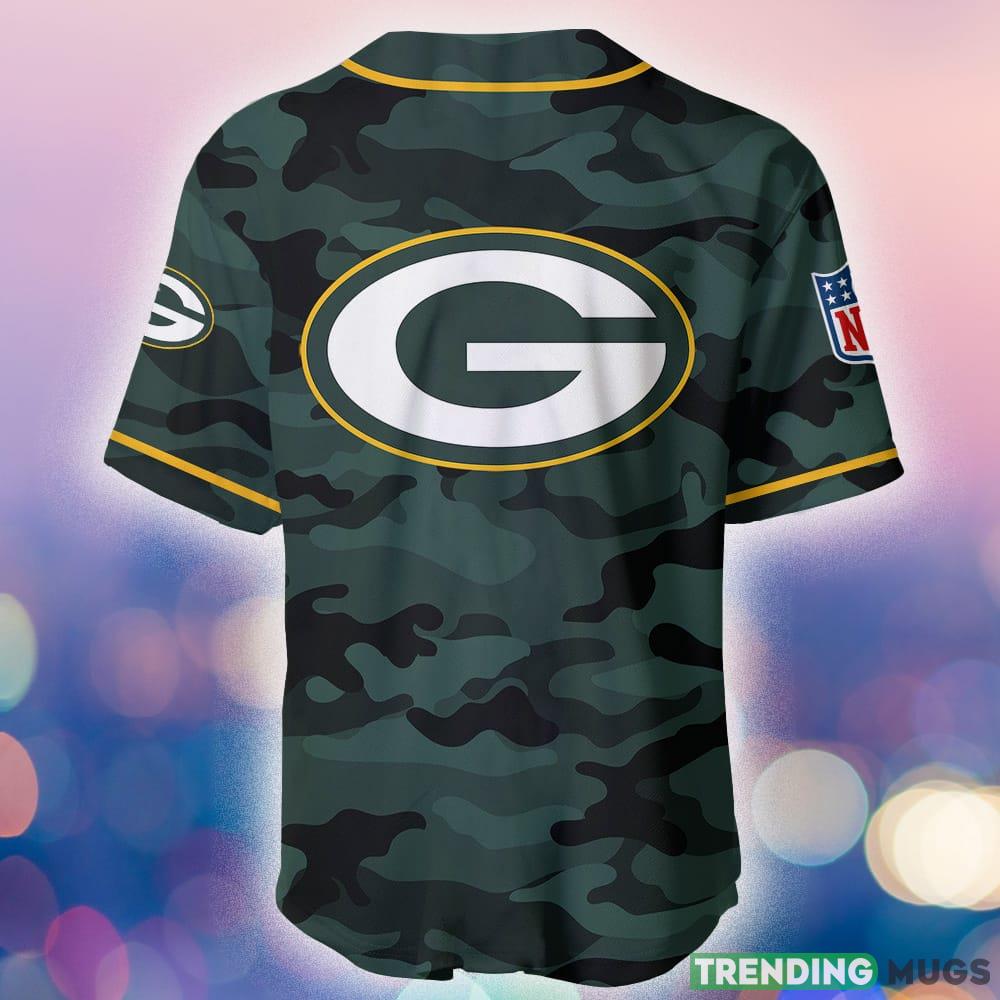 Green Bay Packers Baseball Jersey Shirt NFL Fan Gifts Custom Name For Men And Women Football Jersey Green Bay Packers Baseball Jersey Shirt NFL Fan Gifts Custom Name For Men And Women Football Jersey