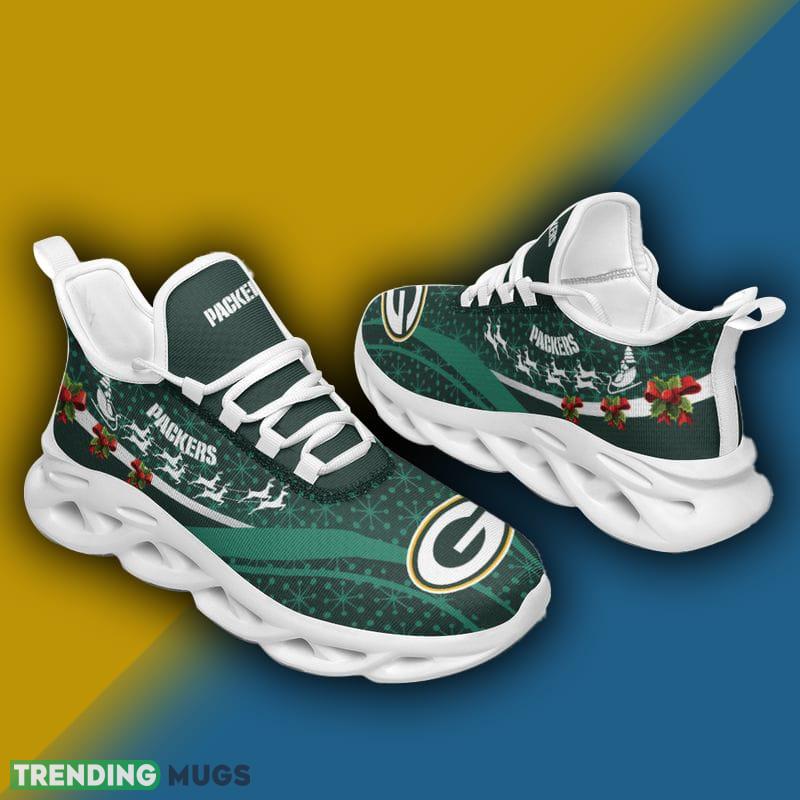 Green Bay Packers Christmas Pattern Max Soul Shoes Expressive Christmas Sneakers Max Soul Green Bay Packers Christmas Pattern Max Soul Shoes Expressive Christmas Sneakers Max Soul