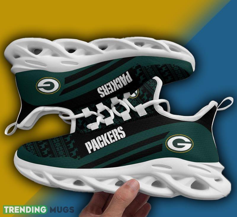 Green Bay Packers Christmas Pattern Max Soul Shoes Influence Christmas Sneakers - Green Bay Packers Christmas Pattern Max Soul Shoes Christmas Sneakers Photo 1 Green Bay Packers Christmas Pattern Max Soul Shoes Influence Christmas Sneakers - Green Bay Packers Christmas Pattern Max Soul Shoes Christmas Sneakers Photo 1