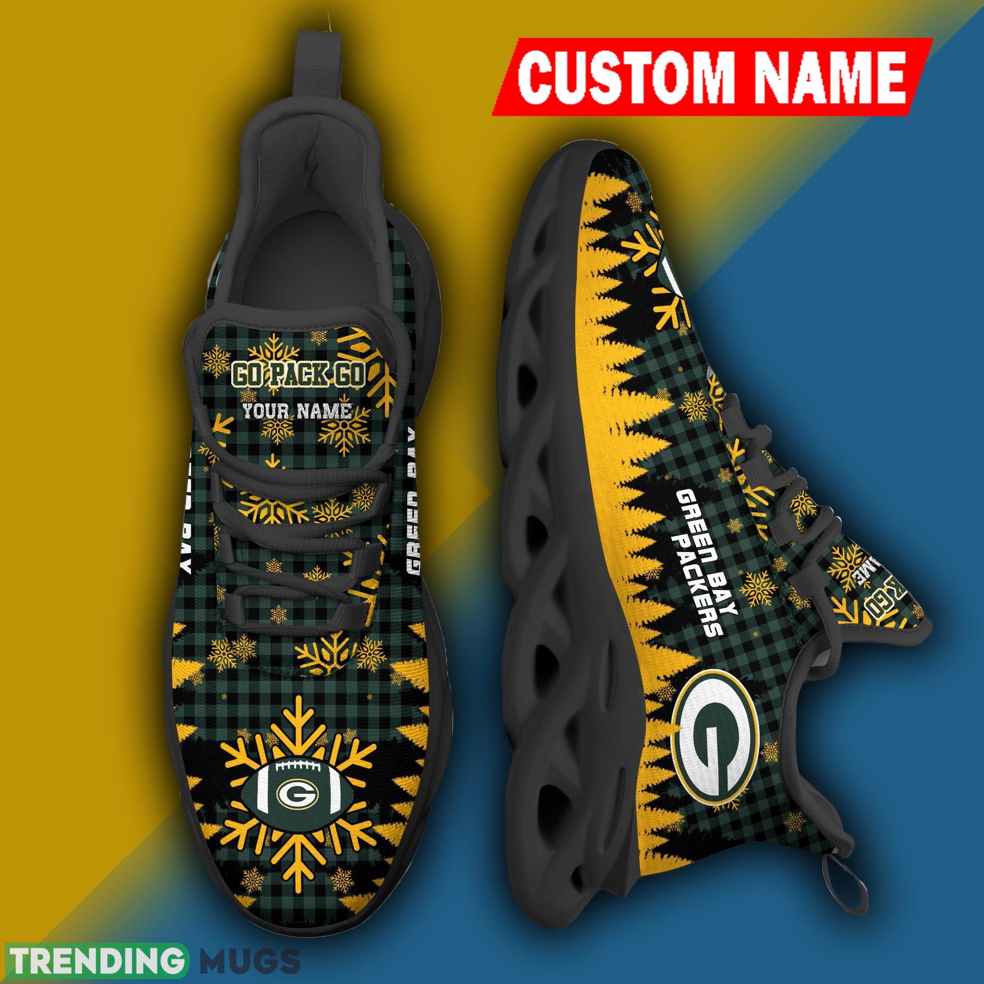 Green Bay Packers NFL Christmas Sneakers Influence Personalized Max Soul Shoes - Green Bay Packers NFL Christmas Sneakers Personalized Max Soul Shoes Photo 3 Green Bay Packers NFL Christmas Sneakers Influence Personalized Max Soul Shoes - Green Bay Packers NFL Christmas Sneakers Personalized Max Soul Shoes Photo 3