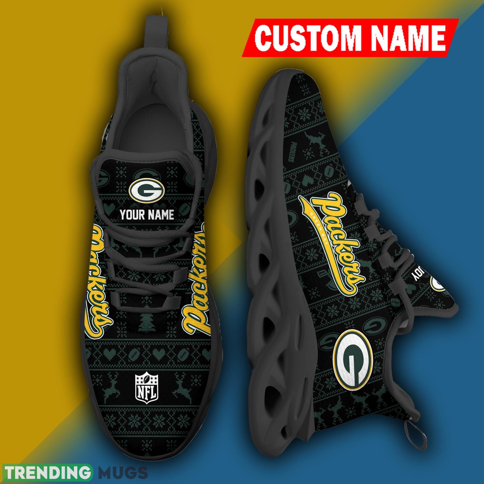 Green Bay Packers NFL Xmas Fans Max Soul Sneakers Christmas Shoes Custom Name - Green Bay Packers NFL Xmas Fans Max Soul Sneakers Christmas Shoes Custom Name Photo 3 Green Bay Packers NFL Xmas Fans Max Soul Sneakers Christmas Shoes Custom Name - Green Bay Packers NFL Xmas Fans Max Soul Sneakers Christmas Shoes Custom Name Photo 3