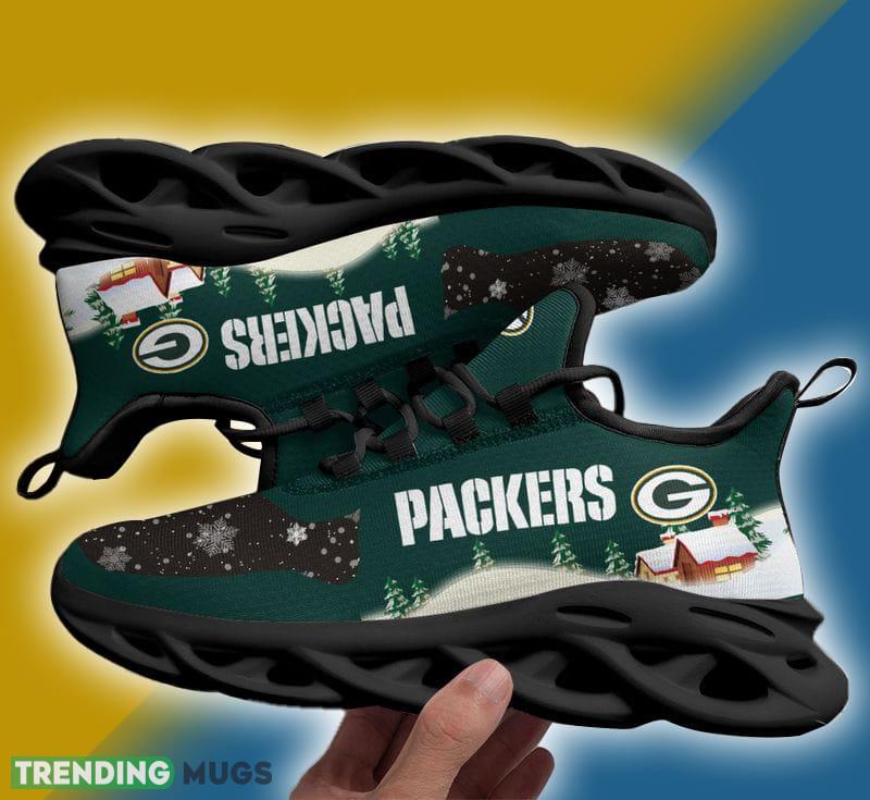 Green Bay Packers X max Pattern Print Max Soul Shoes Creative Christmas Sneakers Max Soul Green Bay Packers X max Pattern Print Max Soul Shoes Creative Christmas Sneakers Max Soul