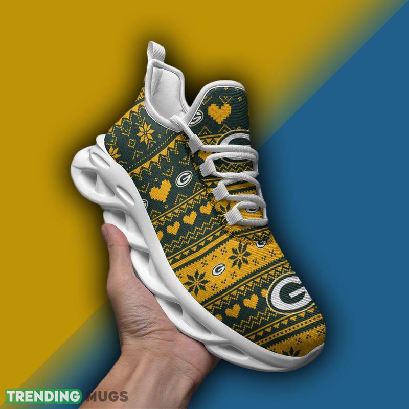 Green Bay Packers X max Patterns Max Soul Shoes Stride Christmas Sneakers Max Soul Green Bay Packers X max Patterns Max Soul Shoes Stride Christmas Sneakers Max Soul