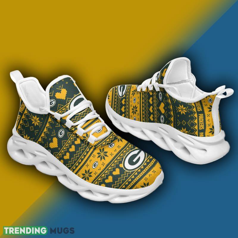 Green Bay Packers X max Patterns Max Soul Shoes Stride Christmas Sneakers Max Soul Green Bay Packers X max Patterns Max Soul Shoes Stride Christmas Sneakers Max Soul