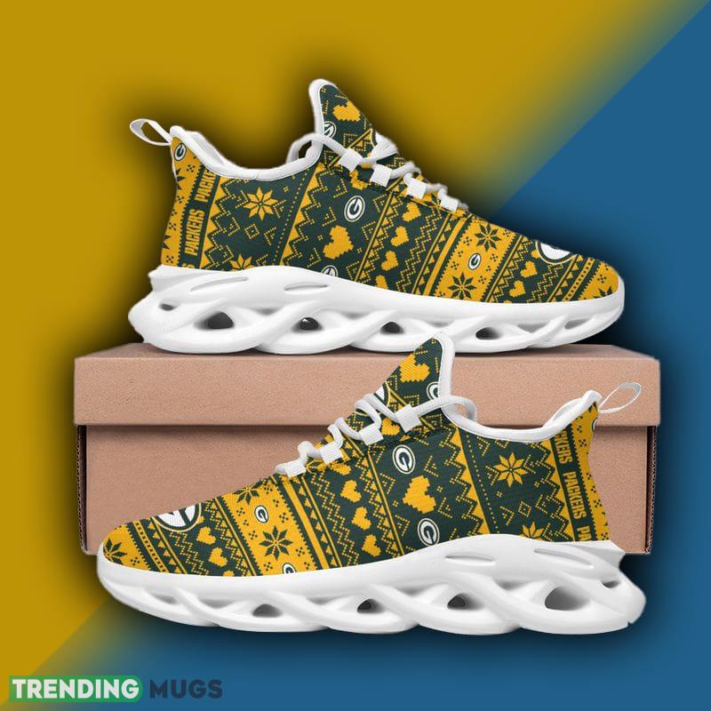 Green Bay Packers X max Patterns Max Soul Shoes Stride Christmas Sneakers Max Soul Green Bay Packers X max Patterns Max Soul Shoes Stride Christmas Sneakers Max Soul