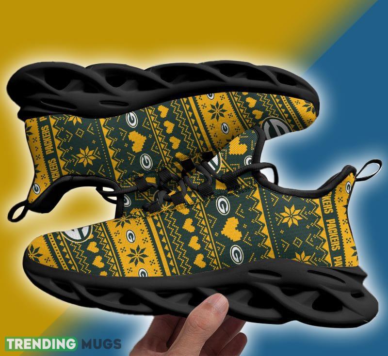 Green Bay Packers X max Patterns Max Soul Shoes Stride Christmas Sneakers Max Soul Green Bay Packers X max Patterns Max Soul Shoes Stride Christmas Sneakers Max Soul