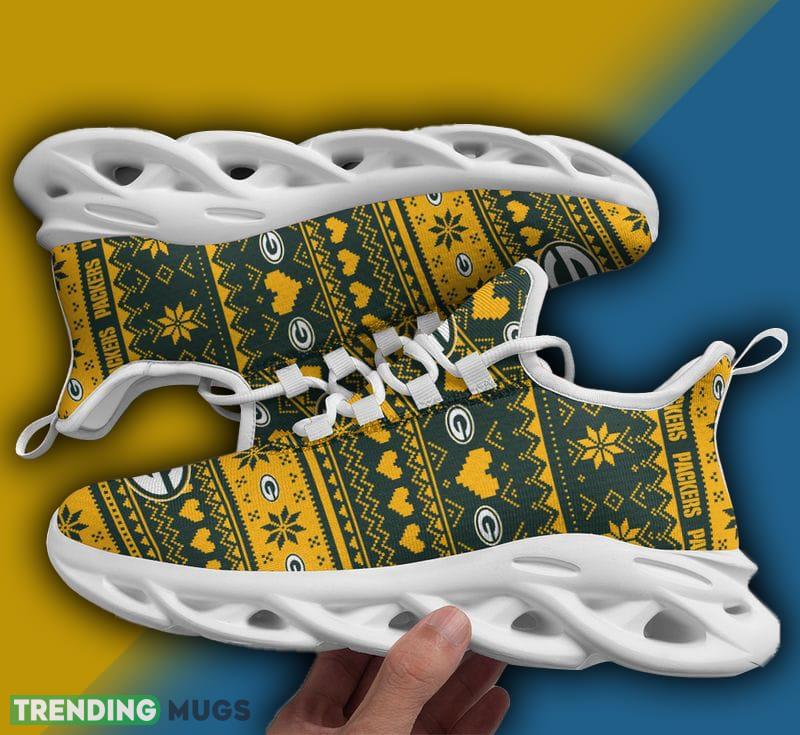 Green Bay Packers X-max Patterns Max Soul Shoes Stride Christmas Sneakers - Green Bay Packers X-max Patterns Max Soul Shoes Christmas Sneakers Photo 1 Green Bay Packers X-max Patterns Max Soul Shoes Stride Christmas Sneakers - Green Bay Packers X-max Patterns Max Soul Shoes Christmas Sneakers Photo 1