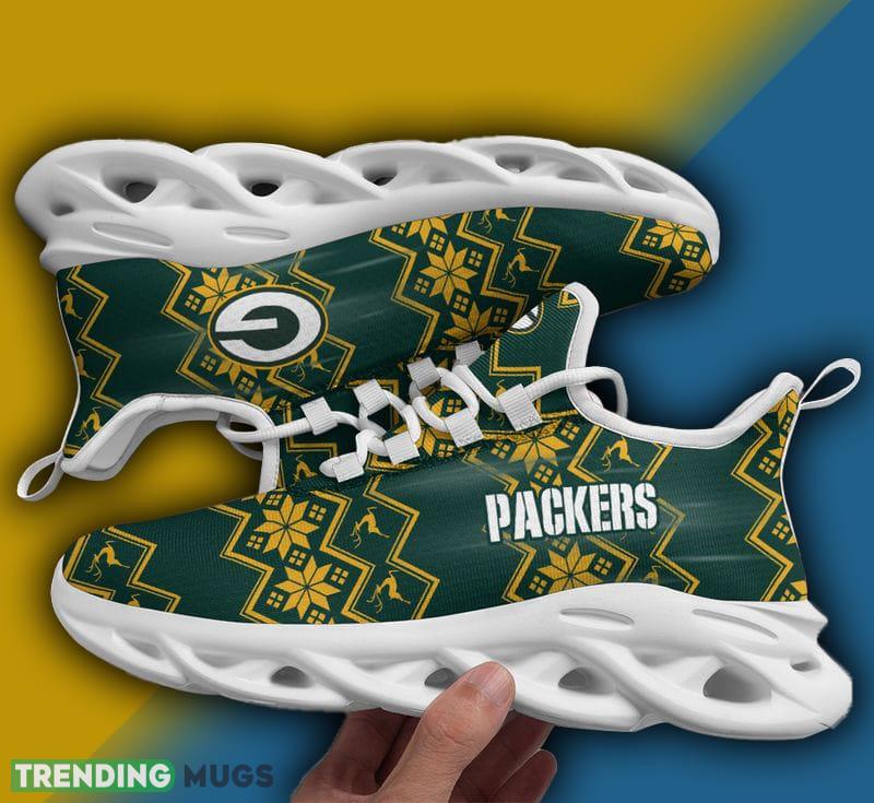 Green Bay Packers Xmas Pattern Max Soul Shoes Craftsmanship Christmas Sneakers Max Soul Green Bay Packers Xmas Pattern Max Soul Shoes Craftsmanship Christmas Sneakers Max Soul