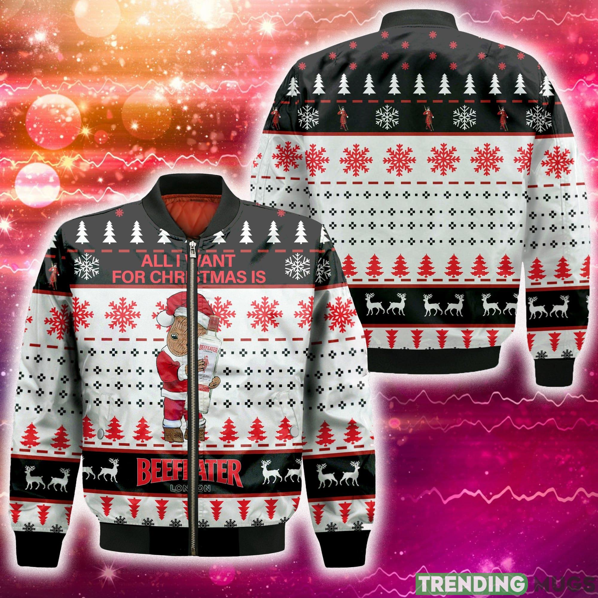Groot All I Need For Christmas Is Beefeater Gin 3D Bomber AOP For Men And Women Gift Christmas - Groot All I Need For Christmas Is Beefeater Gin 3D Bomber AOP For Men And Women Gift Christmas Groot All I Need For Christmas Is Beefeater Gin 3D Bomber AOP For Men And Women Gift Christmas - Groot All I Need For Christmas Is Beefeater Gin 3D Bomber AOP For Men And Women Gift Christmas