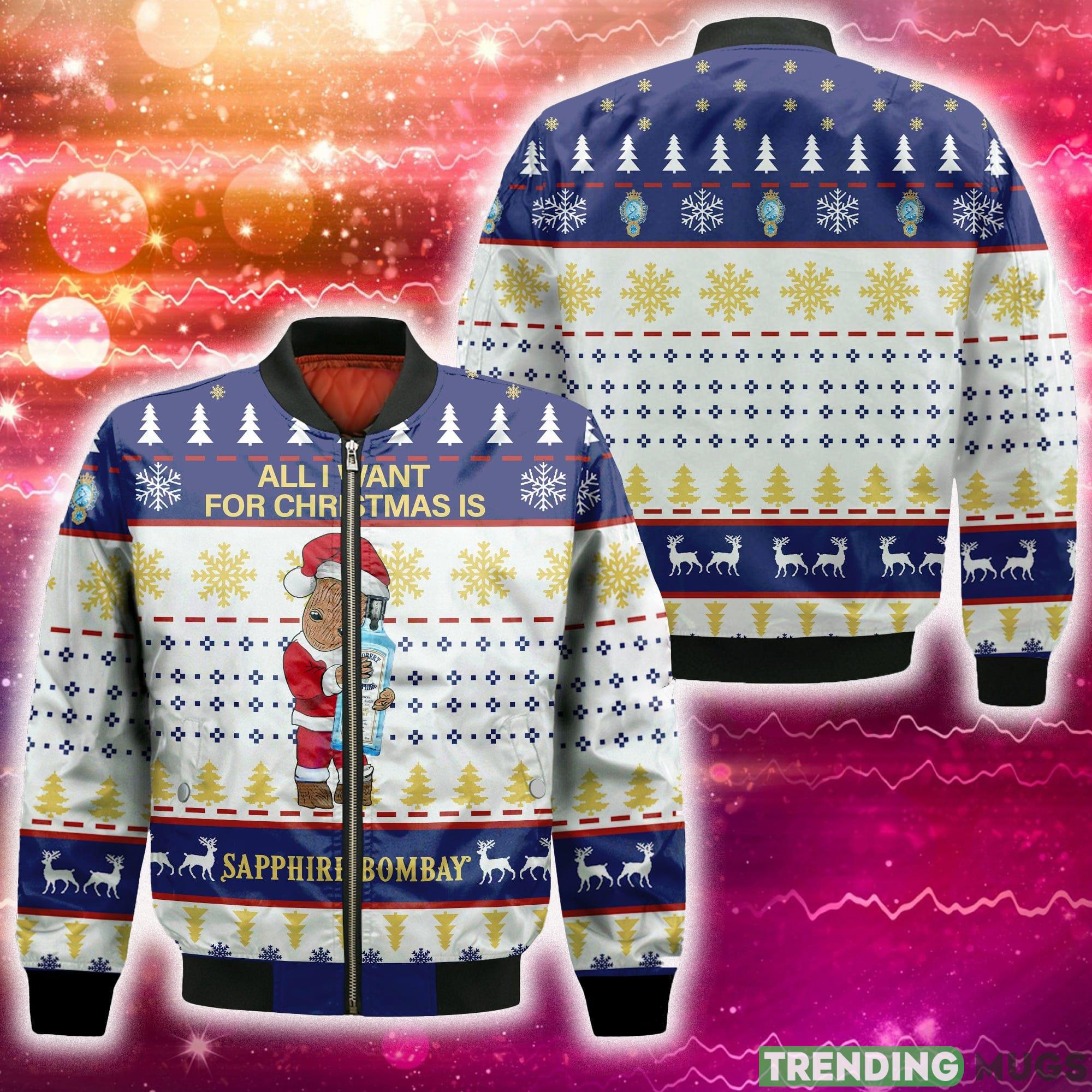 Groot All I Need For Christmas Is Bombay Sapphire 3D Bomber AOP For Men And Women Gift Christmas - Groot All I Need For Christmas Is Bombay Sapphire 3D Bomber AOP For Men And Women Gift Christmas Groot All I Need For Christmas Is Bombay Sapphire 3D Bomber AOP For Men And Women Gift Christmas - Groot All I Need For Christmas Is Bombay Sapphire 3D Bomber AOP For Men And Women Gift Christmas