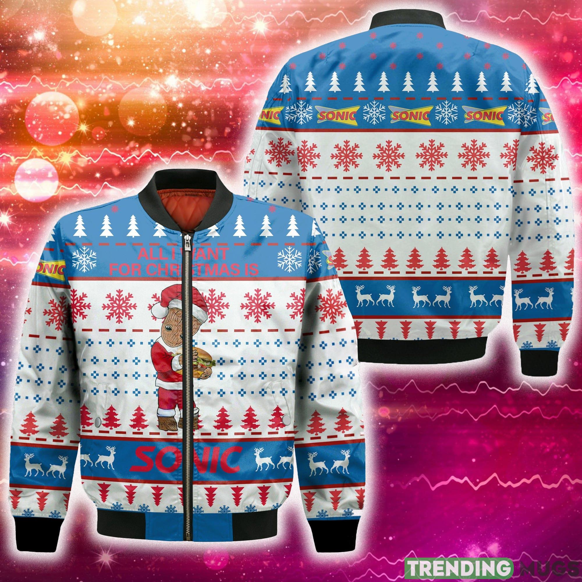 Groot All I Need For Christmas Is Sonic Drive-In 3D Bomber AOP For Men And Women Gift Christmas - Groot All I Need For Christmas Is Sonic Drive-In 3D Bomber AOP For Men And Women Gift Christmas Groot All I Need For Christmas Is Sonic Drive-In 3D Bomber AOP For Men And Women Gift Christmas - Groot All I Need For Christmas Is Sonic Drive-In 3D Bomber AOP For Men And Women Gift Christmas