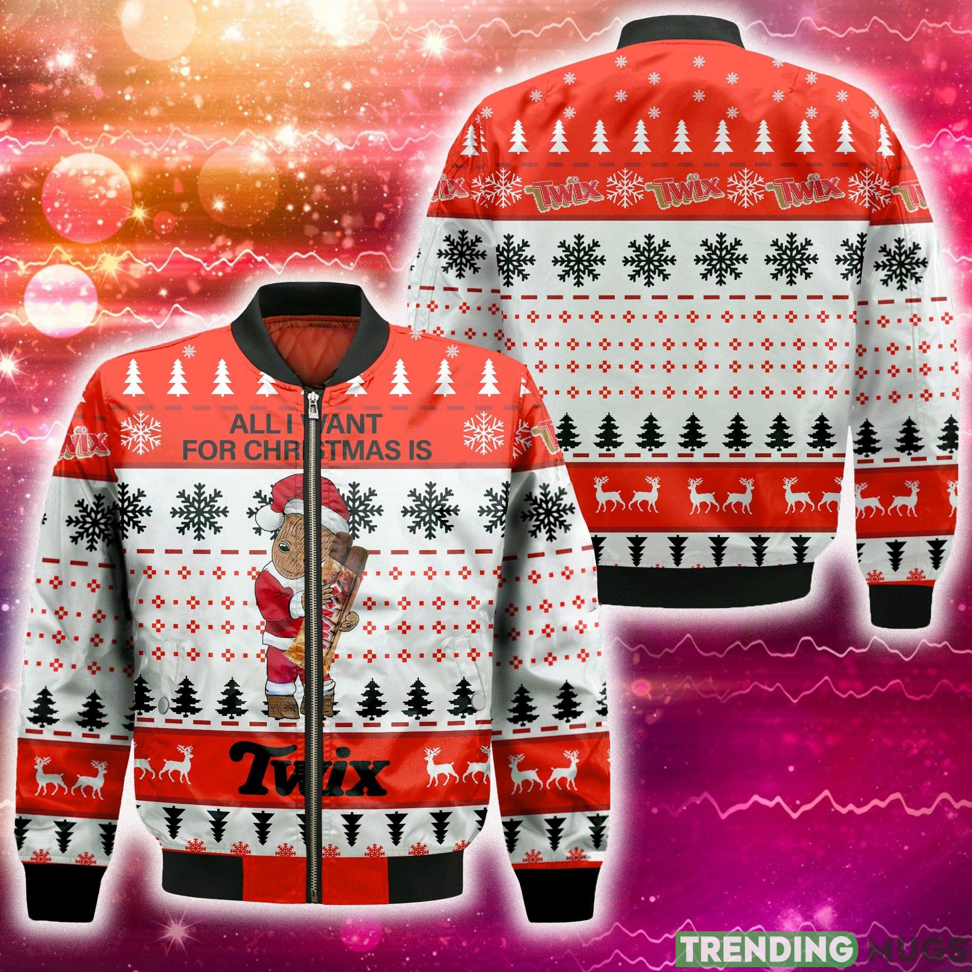 Groot All I Need For Christmas Is Twix 3D Bomber AOP For Men And Women Gift Christmas - Groot All I Need For Christmas Is Twix 3D Bomber AOP For Men And Women Gift Christmas Groot All I Need For Christmas Is Twix 3D Bomber AOP For Men And Women Gift Christmas - Groot All I Need For Christmas Is Twix 3D Bomber AOP For Men And Women Gift Christmas