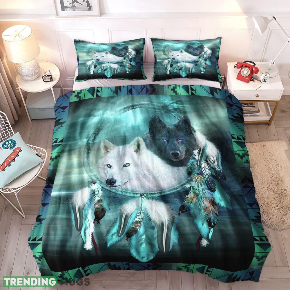 Halloween Gift Bedding Set Two Wolf Bedding Set Full King Queen Size - Halloween Gift Bedding Set Two Wolf Bedding Set Full King Queen Size Halloween Gift Bedding Set Two Wolf Bedding Set Full King Queen Size - Halloween Gift Bedding Set Two Wolf Bedding Set Full King Queen Size