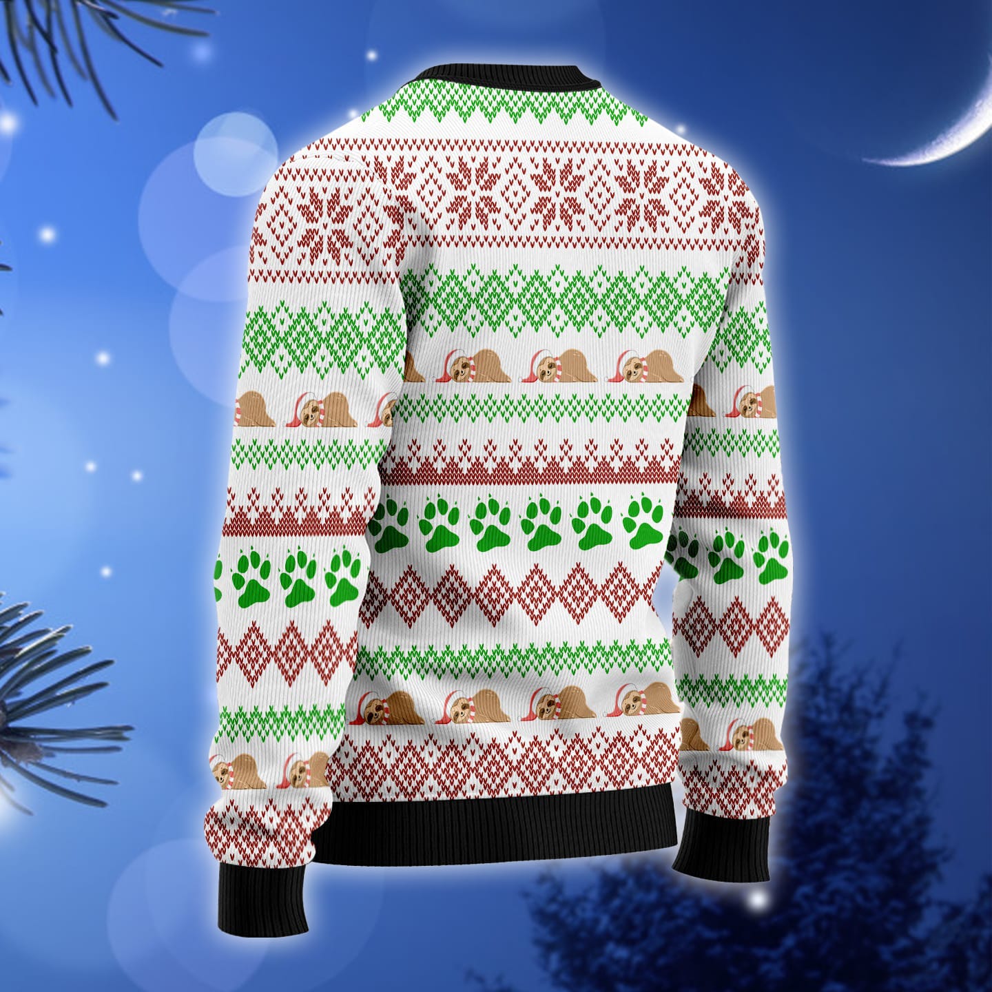 Have Yourself A Lazy Sloth sloth lover Ugly Christmas Sweater Gift Men Women 3D Sweater Have Yourself A Lazy Sloth sloth lover Ugly Christmas Sweater Gift Men Women 3D Sweater