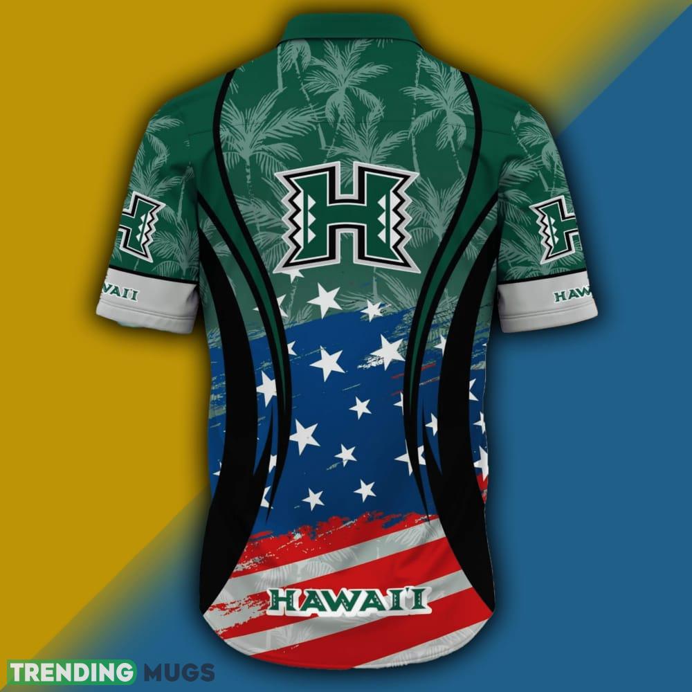 Hawaii Rainbow Warriors NCAA Flag American Hawaiian Shirt Short Sleeve Hawaiian Shirt Hawaii Rainbow Warriors NCAA Flag American Hawaiian Shirt Short Sleeve Hawaiian Shirt