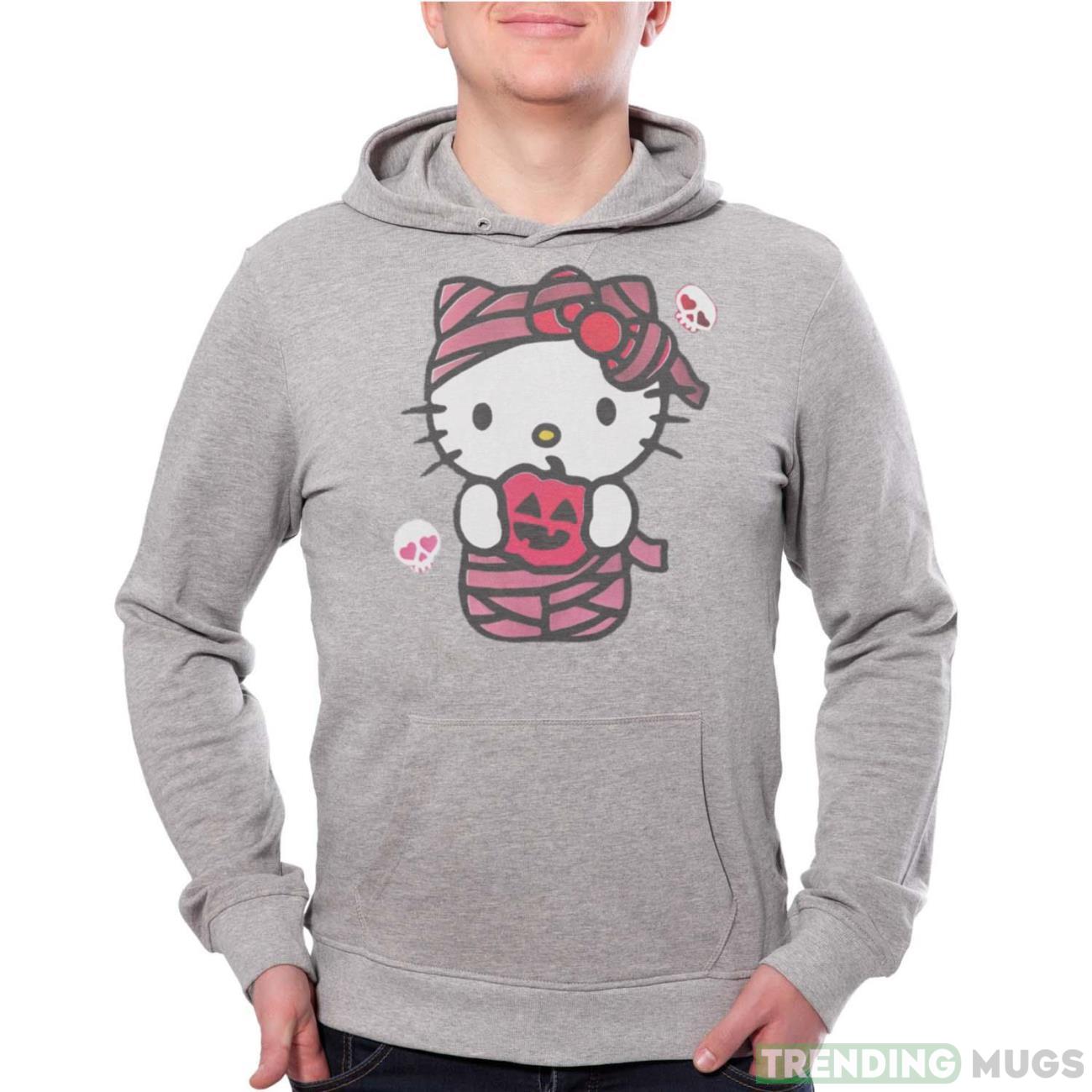 Hello Kitty Halloween shirt - Grey Unisex Hoodie Hello Kitty Halloween shirt - Grey Unisex Hoodie