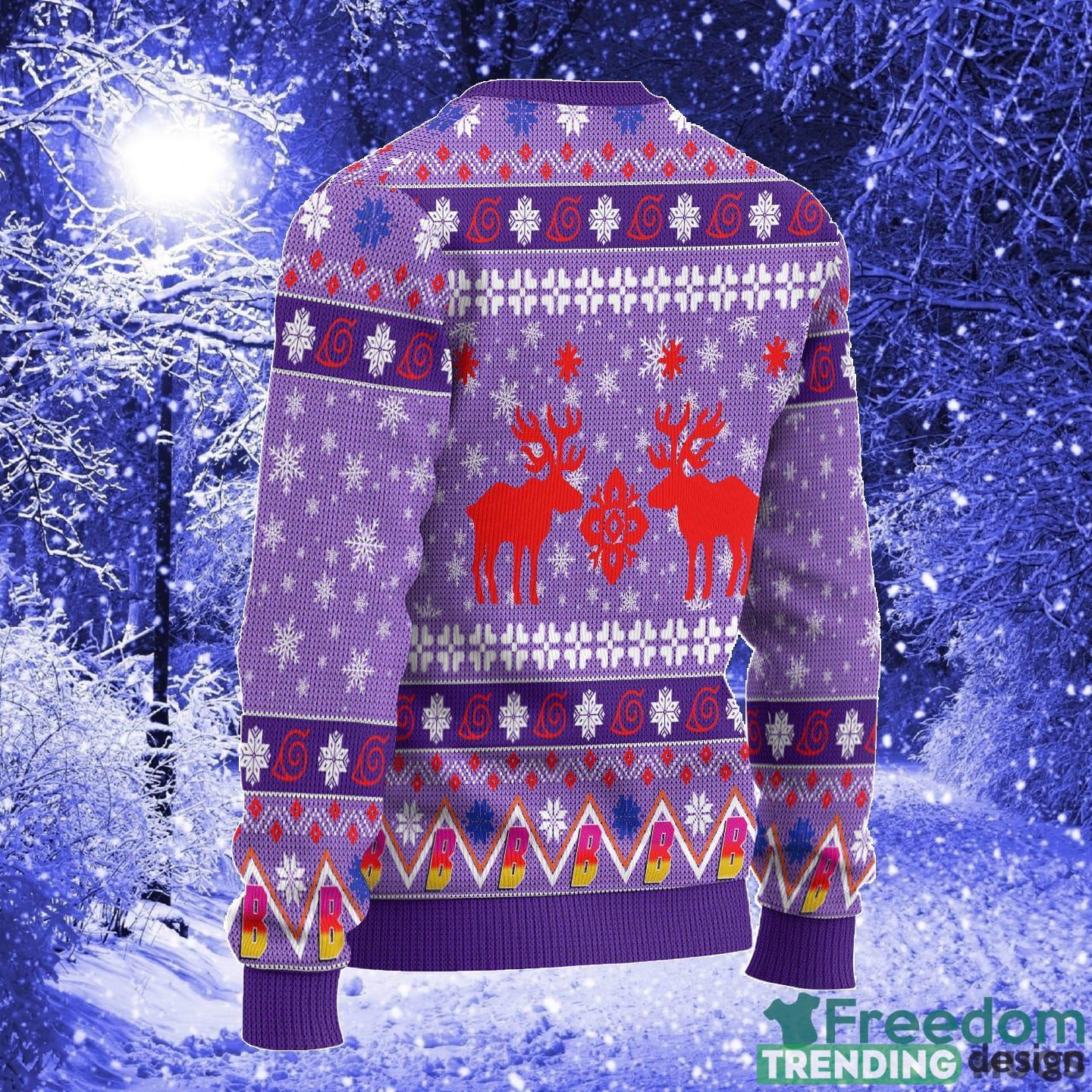 Hinata Uzumaki Anime Custom Boruto Xmas Women Mens Ugly Christmas 3D Knitted Sweater 3D Sweater Hinata Uzumaki Anime Custom Boruto Xmas Women Mens Ugly Christmas 3D Knitted Sweater 3D Sweater