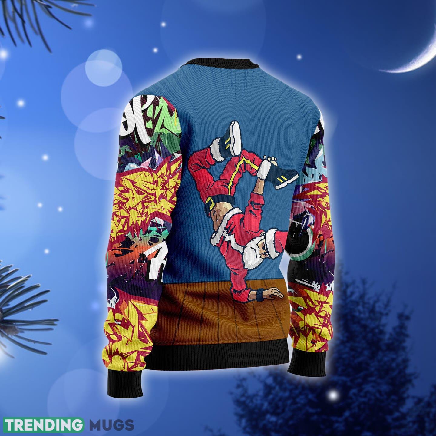 Hip Hop Santa Ugly Christmas Sweater Gift Men Women 3D Sweater Hip Hop Santa Ugly Christmas Sweater Gift Men Women 3D Sweater