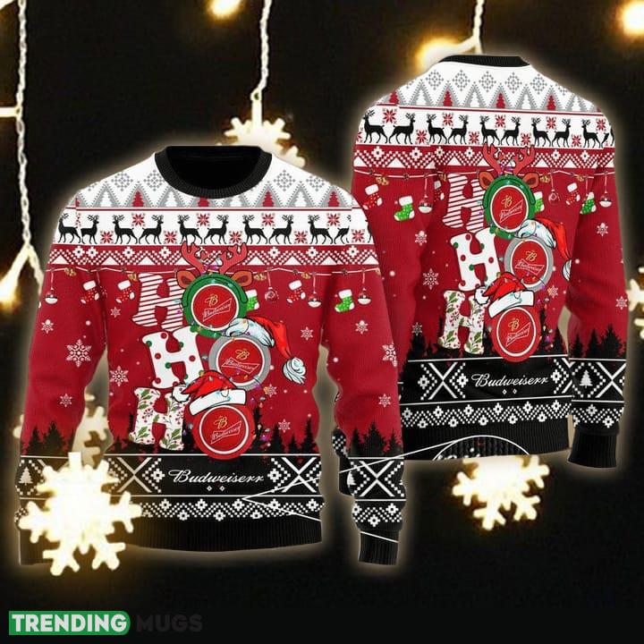 HoHoHo Budweiser Beer Ugly Christmas Sweater Gift For Men Women - HoHoHo Budweiser Beer Ugly Christmas Sweater Gift Men Women HoHoHo Budweiser Beer Ugly Christmas Sweater Gift For Men Women - HoHoHo Budweiser Beer Ugly Christmas Sweater Gift Men Women