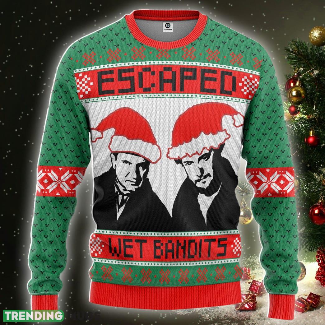 Home Alone Escaped Wet Bandits Ugly Christmas Sweater Gift For Men Women - Home Alone Escaped Wet Bandits Ugly Christmas Sweater Gift For Men Women_2 Home Alone Escaped Wet Bandits Ugly Christmas Sweater Gift For Men Women - Home Alone Escaped Wet Bandits Ugly Christmas Sweater Gift For Men Women_2