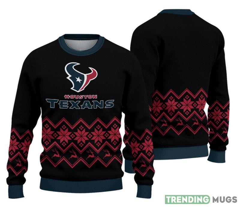 Houston Texans Christmas Pattern Knitted Sweater Gift For Men And Women - Houston Texans Christmas Pattern Knitted Sweater Gift For Men And Women