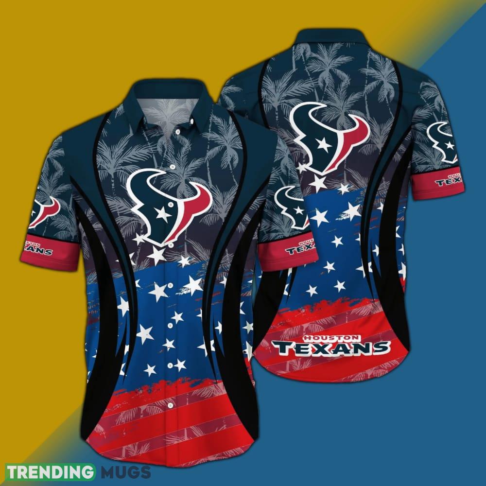 Houston Texans NFL Flag American Hawaiian Shirt Short Sleeve - Houston Texans NFL Flag American Hawaiian Shirt Short Sleeve Photo 2 Houston Texans NFL Flag American Hawaiian Shirt Short Sleeve - Houston Texans NFL Flag American Hawaiian Shirt Short Sleeve Photo 2