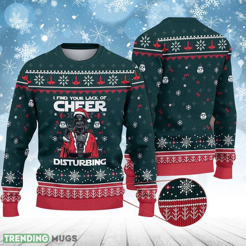 I Find Your Lack Of Cheer Disturbing Ugly Christmas Sweater Gift For Men Women - I Find Your Lack Of Cheer Disturbing Ugly Christmas Sweater Gift Men Women I Find Your Lack Of Cheer Disturbing Ugly Christmas Sweater Gift For Men Women - I Find Your Lack Of Cheer Disturbing Ugly Christmas Sweater Gift Men Women
