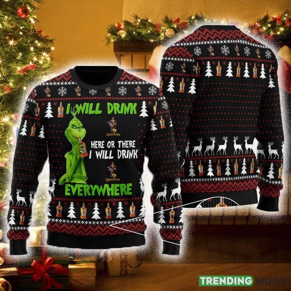 I Will Drink Captain Morgan Everywhere Ugly Christmas Sweater For Men And Women - I Will Drink Captain Morgan Everywhere Ugly Christmas Sweater For Men And Women I Will Drink Captain Morgan Everywhere Ugly Christmas Sweater For Men And Women - I Will Drink Captain Morgan Everywhere Ugly Christmas Sweater For Men And Women