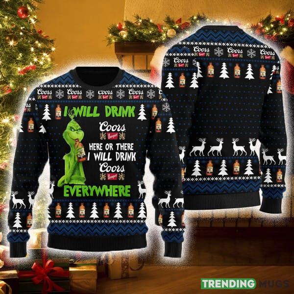 I Will Drink Coors Banquet Everywhere Ugly Christmas Sweater For Men And Women - I Will Drink Coors Banquet Everywhere Ugly Christmas Sweater For Men And Women I Will Drink Coors Banquet Everywhere Ugly Christmas Sweater For Men And Women - I Will Drink Coors Banquet Everywhere Ugly Christmas Sweater For Men And Women