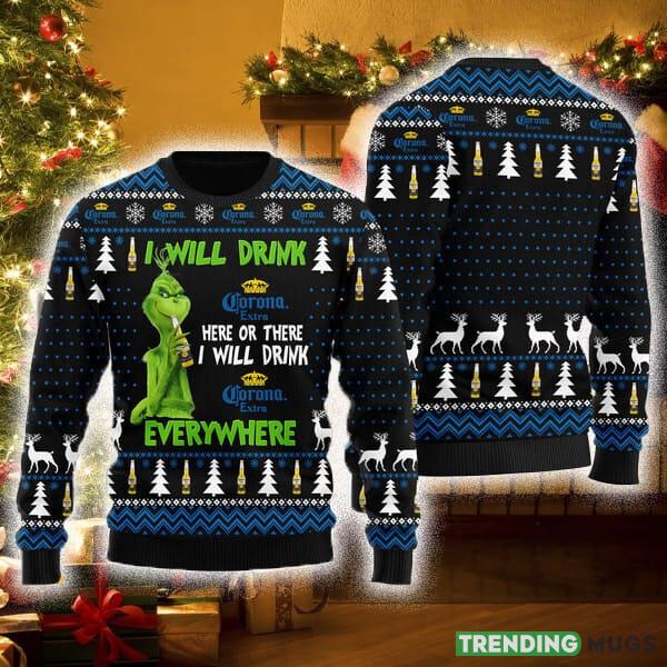 I Will Drink Corona Extra Everywhere Ugly Christmas Sweater For Men And Women - I Will Drink Corona Extra Everywhere Ugly Christmas Sweater For Men And Women I Will Drink Corona Extra Everywhere Ugly Christmas Sweater For Men And Women - I Will Drink Corona Extra Everywhere Ugly Christmas Sweater For Men And Women