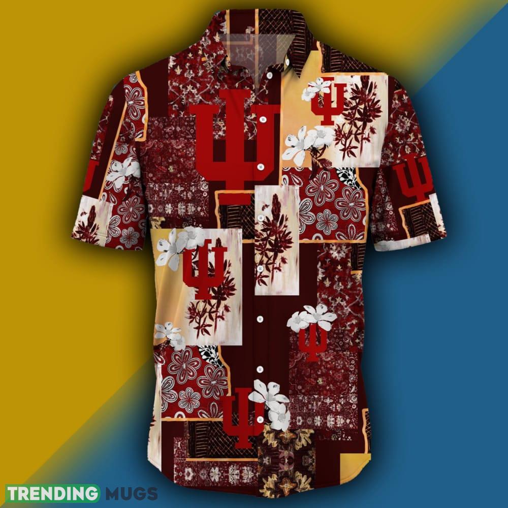 Indiana Hoosiers Map US Pattern Hawaiian Shirt Short Sleeve For Men And Women Hawaiian Shirt Indiana Hoosiers Map US Pattern Hawaiian Shirt Short Sleeve For Men And Women Hawaiian Shirt