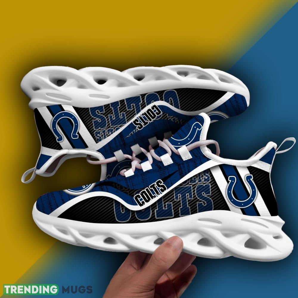 Indianapolis Colts NFL Max Soul Shoes Vintage Clunky Sneakers For Men And Women - Indianapolis Colts NFL Max Soul Shoes Vintage Clunky Sneakers For Men And Women Photo 2 Indianapolis Colts NFL Max Soul Shoes Vintage Clunky Sneakers For Men And Women - Indianapolis Colts NFL Max Soul Shoes Vintage Clunky Sneakers For Men And Women Photo 2