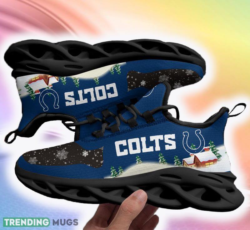 Indianapolis Colts Print Modern Ugly Christmas Snow Flowers Blue Color Sneakers Max Soul Shoes For Fans Gift - Indianapolis Colts Contemporary Christmas Bue Sneakers Max Soul Shoes For Fans Gift Indianapolis Colts Print Modern Ugly Christmas Snow Flowers Blue Color Sneakers Max Soul Shoes For Fans Gift - Indianapolis Colts Contemporary Christmas Bue Sneakers Max Soul Shoes For Fans Gift