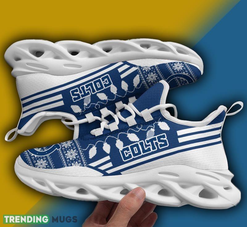 Indianapolis Colts X-max Santa Claus Max Soul Shoes Contemporary Christmas Sneakers - Indianapolis Colts X-max Santa Claus Max Soul Shoes Christmas Sneakers Photo 1 Indianapolis Colts X-max Santa Claus Max Soul Shoes Contemporary Christmas Sneakers - Indianapolis Colts X-max Santa Claus Max Soul Shoes Christmas Sneakers Photo 1