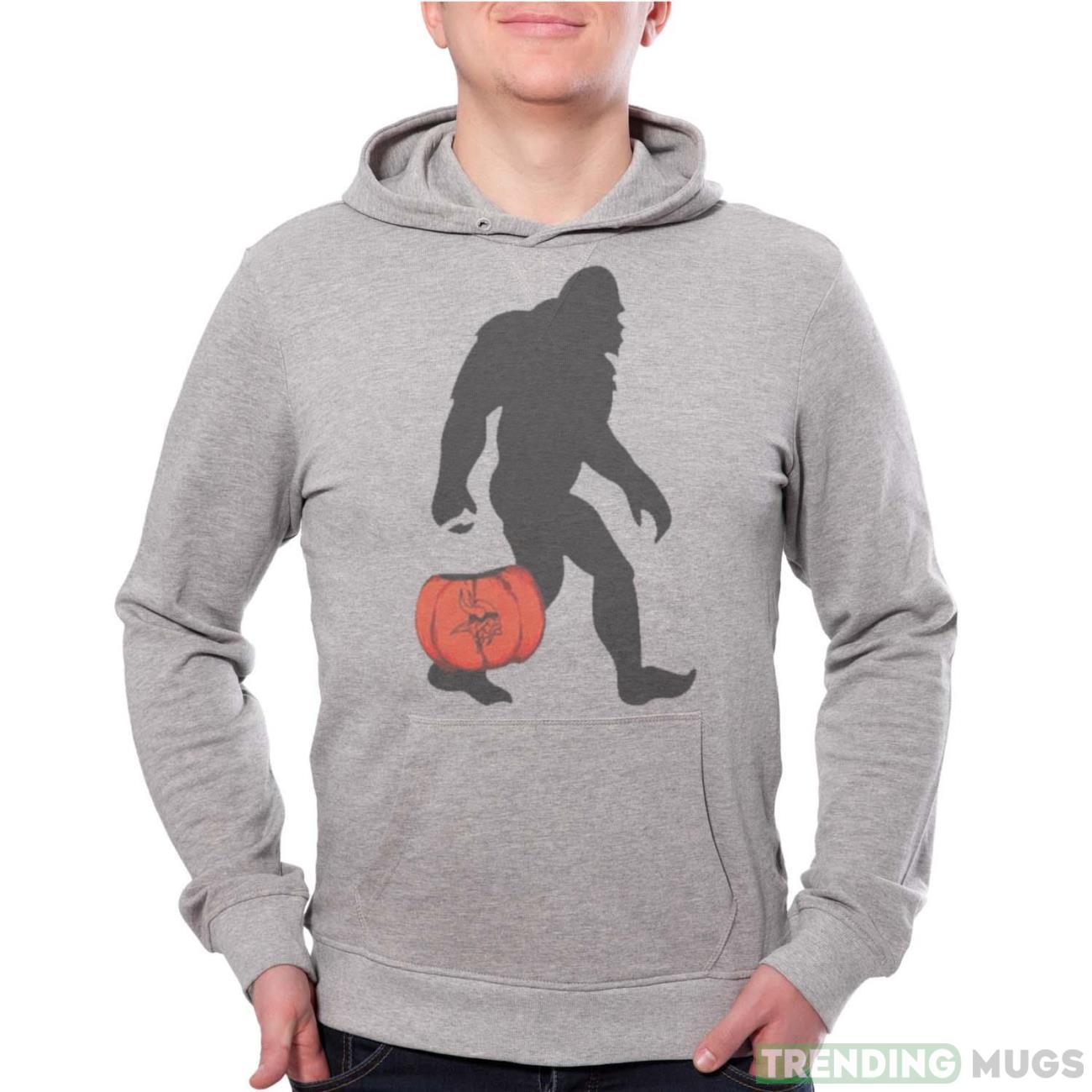 innesota Vikings Bigfoot Halloween shirt - Grey Unisex Hoodie innesota Vikings Bigfoot Halloween shirt - Grey Unisex Hoodie