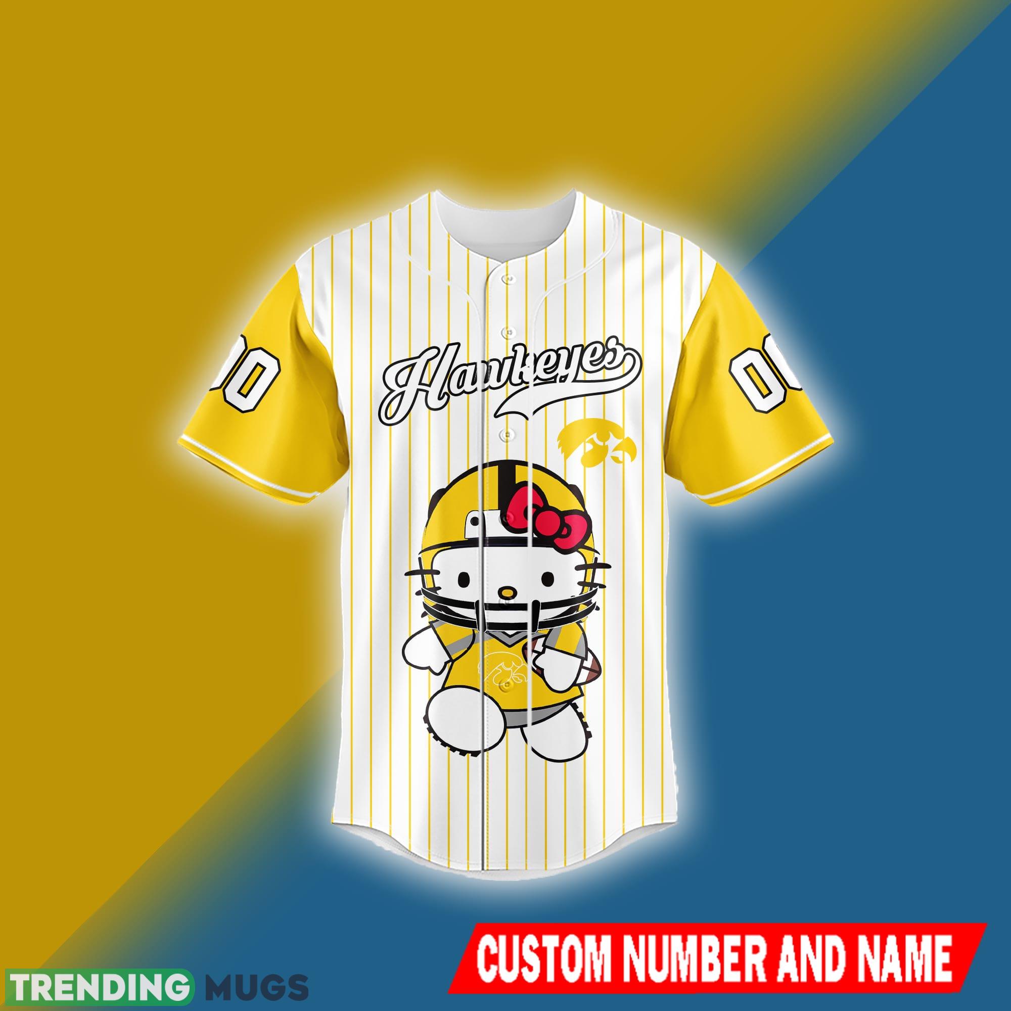 Iowa Hawkeyes Jersey Shirt NCAA Hello Kitty Custom Number And Name - Iowa Hawkeyes Jersey Shirt NCAA Hello Kitty Custom Name And Number_2 Iowa Hawkeyes Jersey Shirt NCAA Hello Kitty Custom Number And Name - Iowa Hawkeyes Jersey Shirt NCAA Hello Kitty Custom Name And Number_2