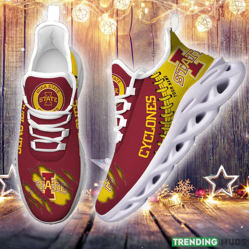 Iowa State Cyclones Custom Name Max Soul Shoes Chunky Sneakers Gift For Fans Max Soul Iowa State Cyclones Custom Name Max Soul Shoes Chunky Sneakers Gift For Fans Max Soul