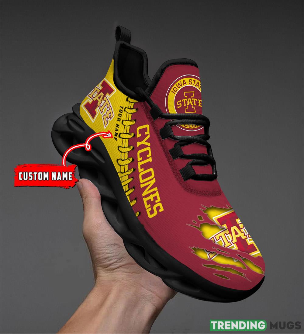 Iowa State Cyclones Custom Name Max Soul Shoes Chunky Sneakers Gift For Fans Max Soul Iowa State Cyclones Custom Name Max Soul Shoes Chunky Sneakers Gift For Fans Max Soul