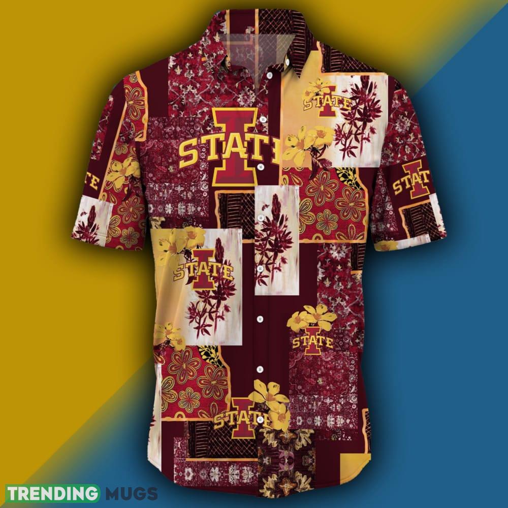 Iowa State Cyclones Map US Pattern Hawaiian Shirt Short Sleeve For Men And Women Hawaiian Shirt Iowa State Cyclones Map US Pattern Hawaiian Shirt Short Sleeve For Men And Women Hawaiian Shirt