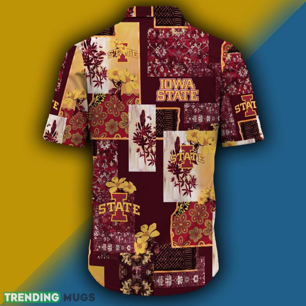 Iowa State Cyclones Map US Pattern Hawaiian Shirt Short Sleeve For Men And Women Hawaiian Shirt Iowa State Cyclones Map US Pattern Hawaiian Shirt Short Sleeve For Men And Women Hawaiian Shirt