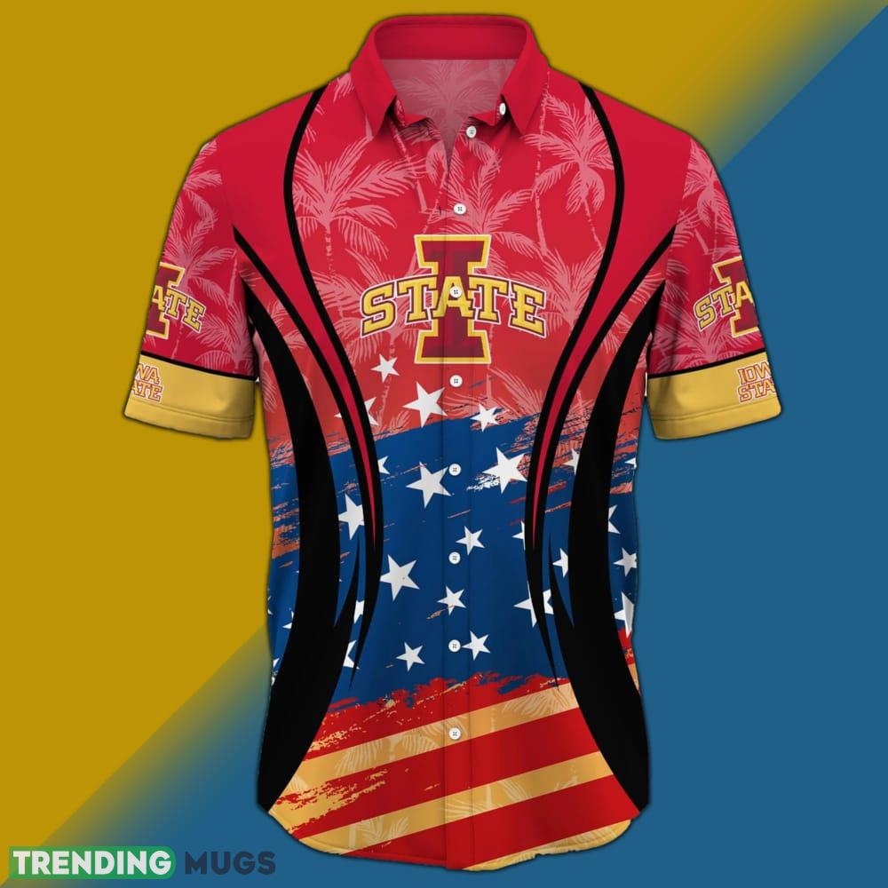 Iowa State Cyclones NCAA Flag American Hawaiian Shirt Short Sleeve Hawaiian Shirt Iowa State Cyclones NCAA Flag American Hawaiian Shirt Short Sleeve Hawaiian Shirt