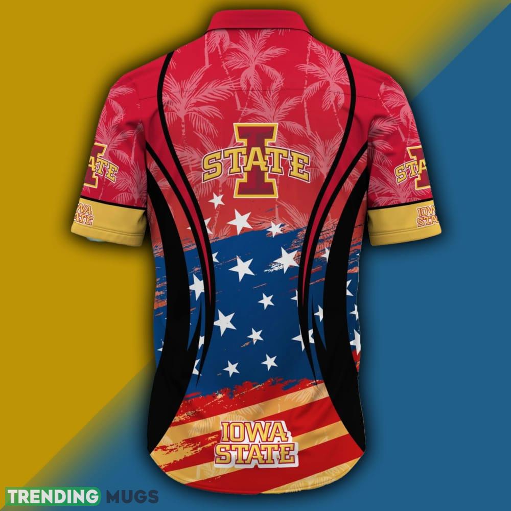 Iowa State Cyclones NCAA Flag American Hawaiian Shirt Short Sleeve Hawaiian Shirt Iowa State Cyclones NCAA Flag American Hawaiian Shirt Short Sleeve Hawaiian Shirt