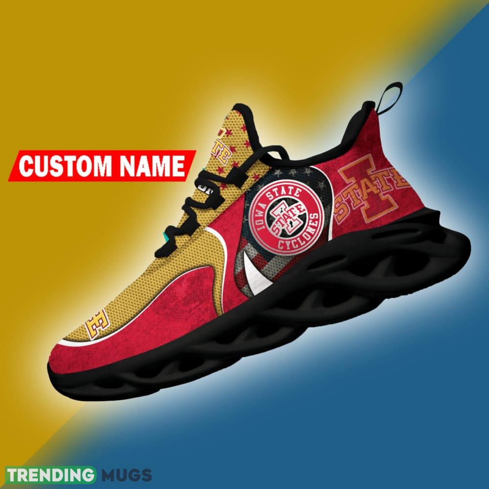 Iowa State Cyclones NCAA Logo Flag Running Shoes Personalized Max Soul Sneakers Max Soul Iowa State Cyclones NCAA Logo Flag Running Shoes Personalized Max Soul Sneakers Max Soul