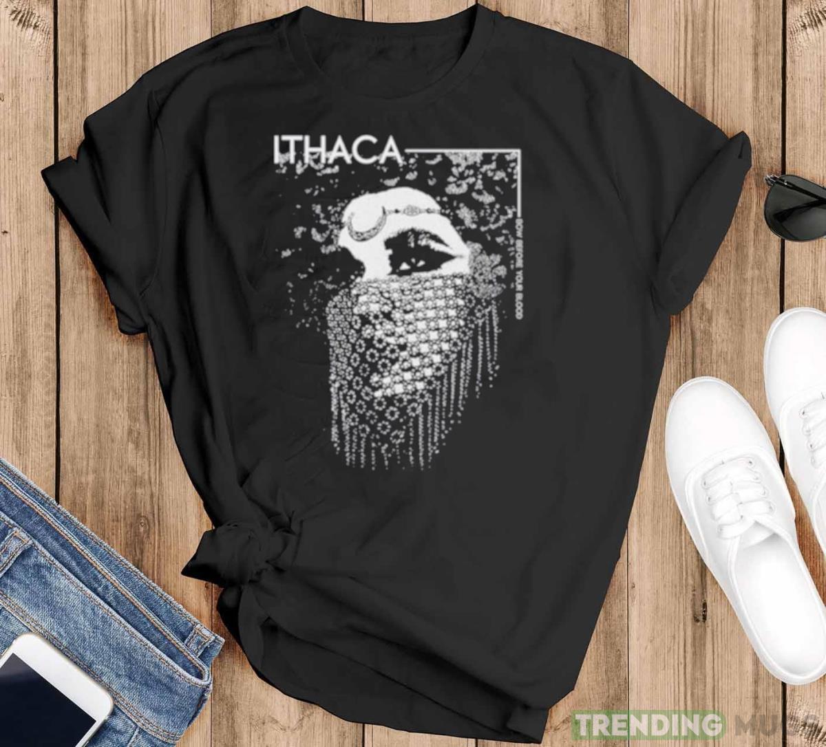 Ithaca bow before your blood hassle records shirt - Black T-Shirt Ithaca bow before your blood hassle records shirt - Black T-Shirt