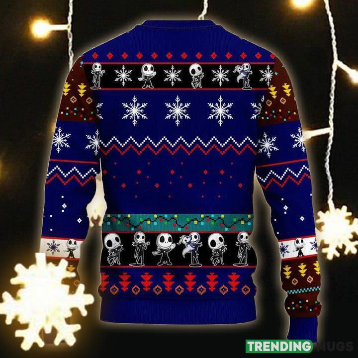 Jack Skellington Blues Ugly Christmas Sweater Gift Men Women 3D Sweater Jack Skellington Blues Ugly Christmas Sweater Gift Men Women 3D Sweater