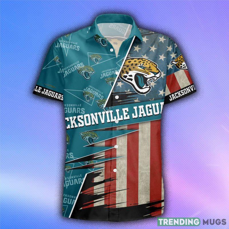 Jacksonville Jaguars American Flag Logo Hawaiian Shirt Vacation Gift For Men And Women Gift Hawaiian Shirt Jacksonville Jaguars American Flag Logo Hawaiian Shirt Vacation Gift For Men And Women Gift Hawaiian Shirt