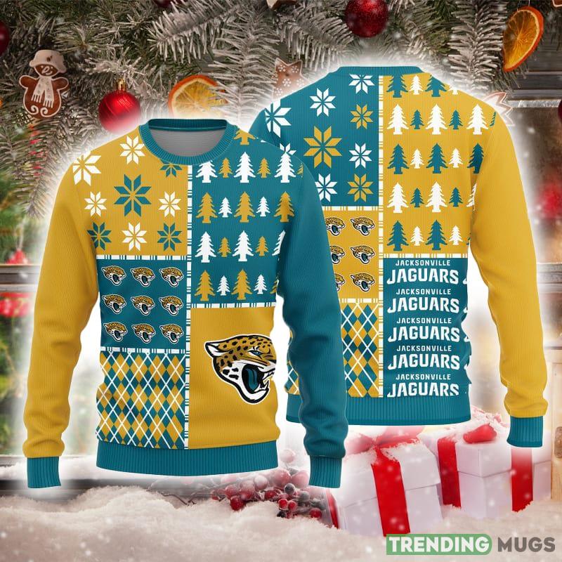 Jacksonville Jaguars Christmas Pine Trees Pattern Knitted Ugly Christmas Sweater AOP Gift For Men And Women - Jacksonville Jaguars Christmas Pine Trees Pattern Knitted Ugly Christmas Sweater AOP Gift For Men And Women Jacksonville Jaguars Christmas Pine Trees Pattern Knitted Ugly Christmas Sweater AOP Gift For Men And Women - Jacksonville Jaguars Christmas Pine Trees Pattern Knitted Ugly Christmas Sweater AOP Gift For Men And Women