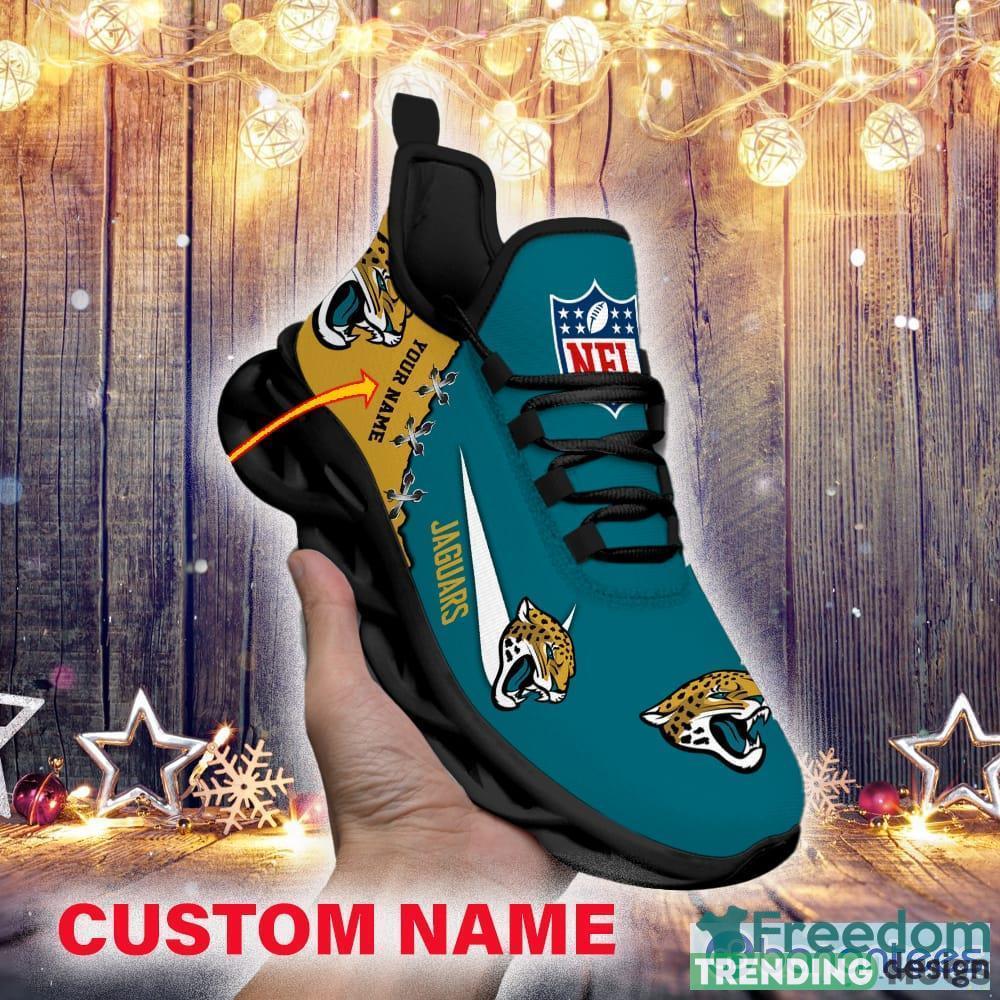 Jacksonville Jaguars Custom Name NFL Premium Luxury Max Soul Shoes Gift For Fans Running Sneaker - Jacksonville Jaguars Personalized NFL Premium Luxury Max Soul Shoes_1 Jacksonville Jaguars Custom Name NFL Premium Luxury Max Soul Shoes Gift For Fans Running Sneaker - Jacksonville Jaguars Personalized NFL Premium Luxury Max Soul Shoes_1